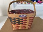 Longaberger Collectors Club 25th Anniversary Flag Basket With Flag Liner & prot
