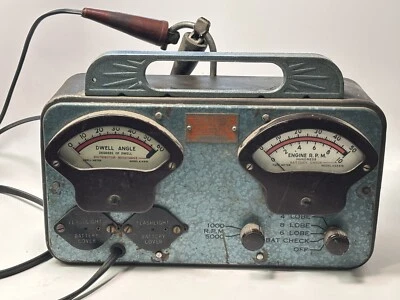 DE COLECCIÓN AÑOS 50 SUN MODELO G3260 MORADA - PROBADOR DE TACÓMETRO - 6/12 VOLTIOS ORIGINAL Foto 1 de 4