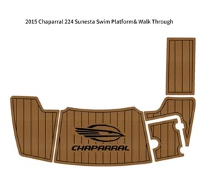 2015 Chaparral 224 Sunesta Swim Platform Mat Boat EVA Foam Teak Deck Floor Pad - Bild 1 von 23