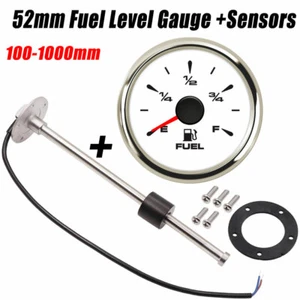 0-190 ohm Fuel Level Gauge with Sensor fit Boat Car Fuel Sending Unit 100-1000mm - Picture 1 of 30