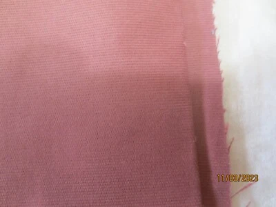 3yds x 58"  Vintage  Broadcloth- Twill ? Light Magenta Cotton or Blend Fabric - Image 1 of 4