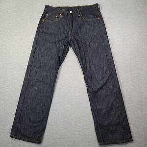 Levis 569 Jeans Mens 32x32 Blue Dark Wash Loose Straight Fit 100% Cotton