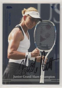 2012 Ace Authentic Grand Slam 3 Blue Foil Nicole Pratt #78 Auto