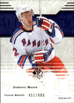 2003-04 SP Authentic #127 Dominic Moore RC/900 - NM-MT - Image 1 of 2