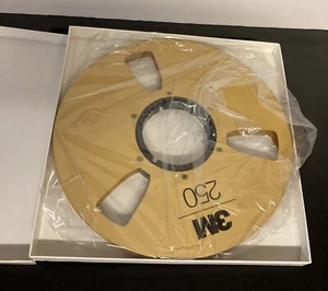 3M 250 1/2”x10” metal recording tape Reel - EX/NM - Picture 1 of 2