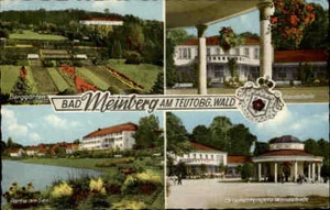 BAD MEINBERG Teutoburger Wald color Mehrbild-AK mit 4 Ansichten, gebraucht 1967 - Picture 1 of 2