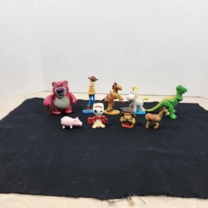 Lot of 9 Disney Pixar Toy Story Figures Toys Cake Toppers Woody Bullyseye T-Rex - Picture 1 of 13