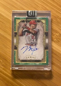2018 Topps Five Star Autograph Mike Trout Green #5/15 On-Card Auto ANGELS - Bild 1 von 2