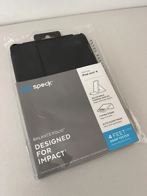 SPECK Balance Folio Case for iPad Mini 4 Auto Sleep/Wake, Multiple Viewing - Image 1 of 3