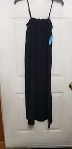 Wave Zone Black Long Bathing Suit Cover Up Size S/M nwt - Picture 1 of 2