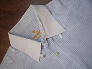 VAN LAACK ROYAL Hemd Weiß Blau Karo Gr. 42 langarm - Bild 1 von 2
