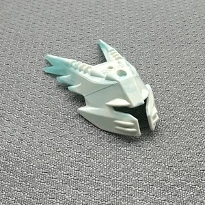 2009 Lego Bionicle 64303pb01 Kanohi Mask Only Spiked Ice Marbled Blue - Picture 1 of 3