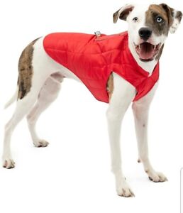 Kurgo Loft Sz Medium Reversible Reflective Dog Jacket Coat Water Resistant 