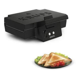 FDK 451 Appareil à croque-monsieur 850 W plaques 25 x 12 cm Noir - Bild 1 von 8