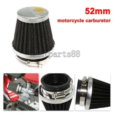 Filtro de aire 52 mm para motocicleta Kawasaki GPz550 Ninja 600R ZX6R ZX600C 1982-1997 Foto 1 de 4