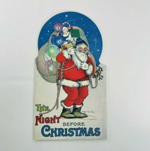 2004 The Night Before Christmas Book Laughing Elephant Books Santa Claus - Bild 1 von 12