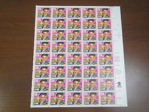 USPS 1992 Elvis Presley Briefmarken Rock & Roll - kompletter Bogen mit 40 - 29 Cent postfrisch - Bild 1 von 2