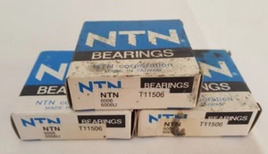 Set of 3 NTN 6006U Single Row Bearings New Industrial Surplus - Picture 1 of 4