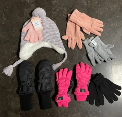 Lot of 6 Snow Winter Gloves & Accessories - 3M Thinsulate, Waterproof, Ski Gear - Image 1 of 4