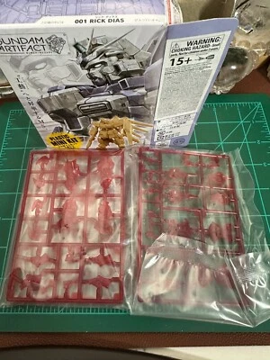 Gundam Artifact 001 Rick Dias Gundam Rare Color Ver. Clear Red Mini Model Kit - Image 1 of 2