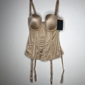 Frederick’s of Hollywood Of Exxtreme Corset Size Small Nude NWT - Picture 1 of 7