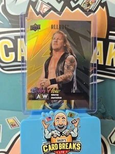 2024 Upper Deck Allure Aew - Color Flow Chris Jericho #CF-23 Yellow Green - Picture 1 of 2