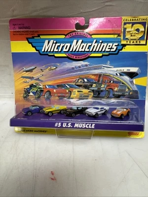 Micro Machines 10th Anniversary #5 U.S. Muscle Collection 1996 Galoob 75030 - Image 1 of 4