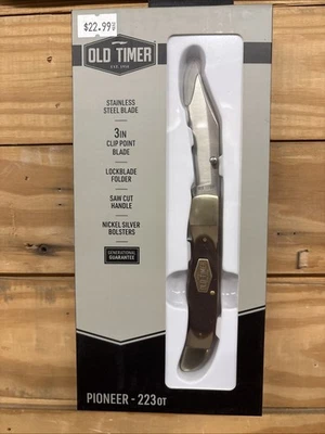 Карманный нож Schrade Old Timer 223OT Pioneer с зажимом - Изображение 1 из 2