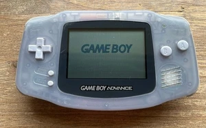 Clear Transparent Glacier Blue Nintendo Gameboy Advance Console! - Picture 1 of 9