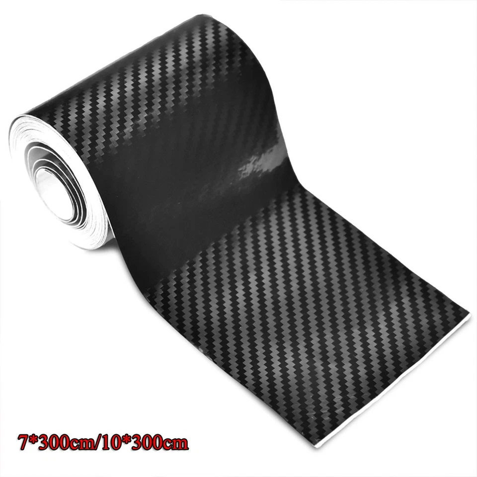 Tira de arañazos de automóvil pegatinas anticolisión fibra de carbono 5D 7CMx3M D Foto 1 de 1