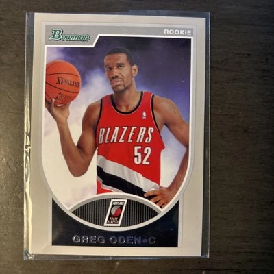 Greg Oden Bowman 2007 plata radiocontrol/199 Portland Trailblazers Foto 1 de 4