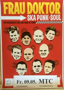 FRAU DOKTOR 2008 KÖLN - orig. Promo Poster - Promo Plakat - DIN A2 xx - Picture 1 of 1