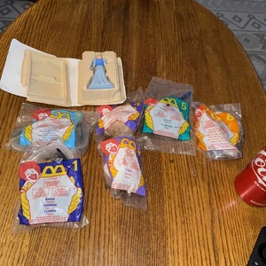 Vintage 1996 McDonalds Dornröschen Happy Meal Spielzeug Komplettsatz 6 versiegelt! - Bild 1 von 2