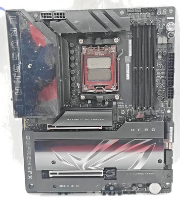 ASUS ROG CROSSHAIR X870E HERO WIFI 7 AM5 GAMING MOTHERBOARD - UNTESTED - Image 1 of 4