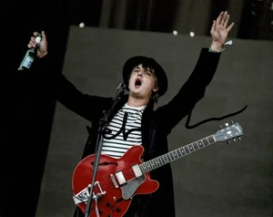 Foto autografiada firmada por el músico Pete Doherty - The Libertines 10x8 + certificado de autenticidad del distribuidor - Imagen 1 de 1