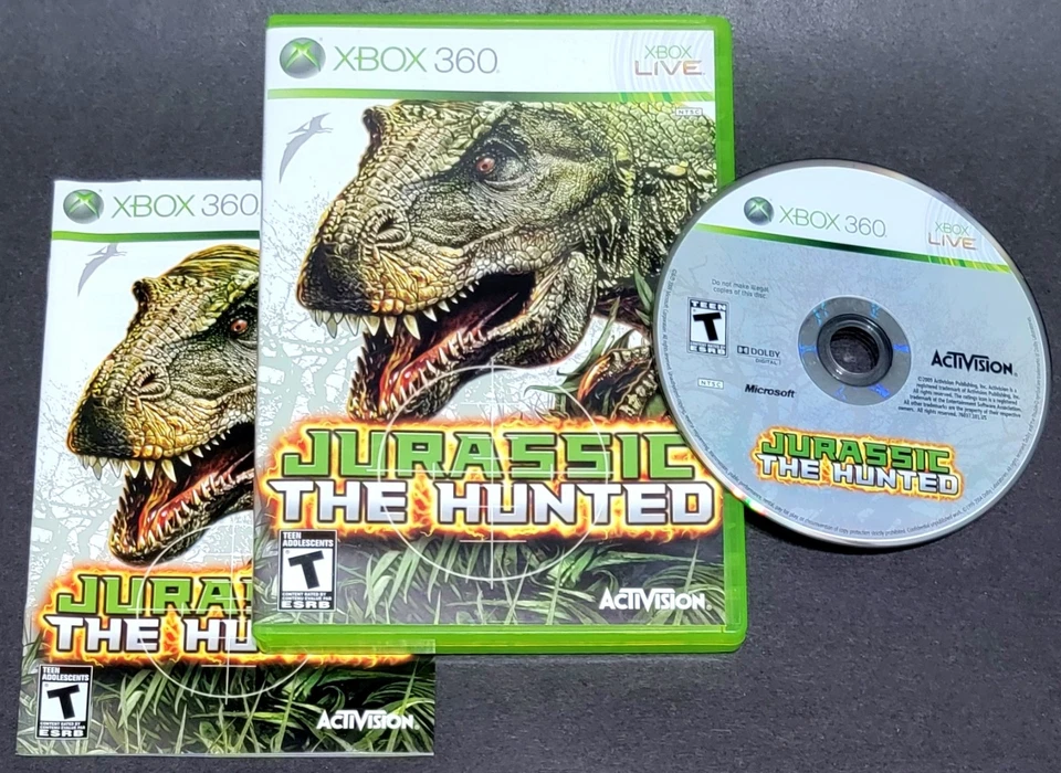 Jurassic: The Hunted (Microsoft Xbox 360, 2009) CIB - Image 1 of 1