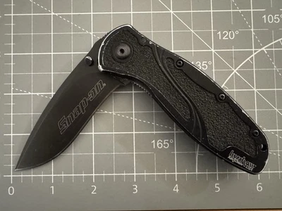 KERSHAW SNAP-ON 1670BLKSO 'Blur' Black Plain Edge Blade 7.9" Open -2005 RARE - Image 1 of 4