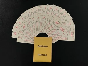 APBA Original NFL Football 1970 Team Set der Oakland Raiders, Vintage! - Bild 1 von 6