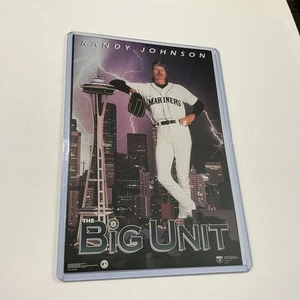 Vintage Randy Johnson "Big Unit" Seattle Mariners Costacos Promo Poster Karte 4x6 - Bild 1 von 5