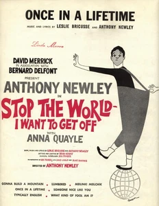 "Once in a Lifetime" from " Stop the World" - Sheet Music - 1961 - Picture 1 of 2