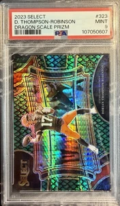 2023 Select - Dorian Thompson-Robinson (RC) #353 Dragon Scale Prizm /70 PSA 9 - Bild 1 von 8