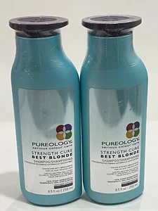 2 x Pureology Strength Cure Best Blonde Shampoo 8.5 fl oz / 250 ml - Picture 1 of 2