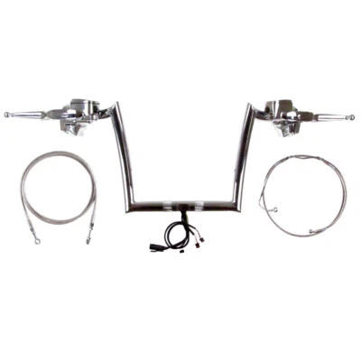 Paul Yaffe Cromo 10" Monkey Bar Kit 2015-2023 Harley-Davidson Road Glide con ABS Foto 1 de 4