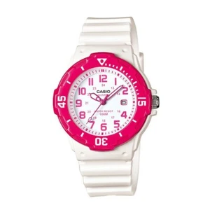 Orologio Junior CASIO LRW-200H-4BVDF Silicone Bianco Rosa 33mm - Foto 1 di 2