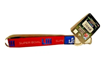 New England Patriots/Rams Superbowl Liii 53 NFL Bottle Opener/Keystrap Chain NWT - Image 1 of 4