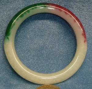 Armband rot grün Jade - Bild 1 von 11