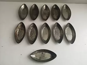 11 x 1950s Vintage Nutbrown - Made In England Individual Pastry Moulds - Foto 1 di 7