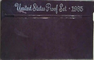 1985-S US Proof Mint Set 5 Coins CLAD 22uoc0109 - Picture 1 of 4