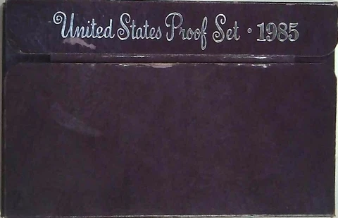 1985-S US Proof Mint Set 5 Coins CLAD 22uoc0109 Cover