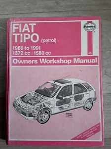 FIAT TIPO HAYNES Owners Workshop Manual 1988-91 1.4 1.6 - Picture 1 of 3
